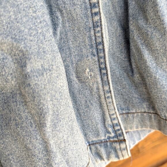 Vintage Truly Yours Dress Women's Size 10P Denim Button Down Jumper - Picture 2 of 8